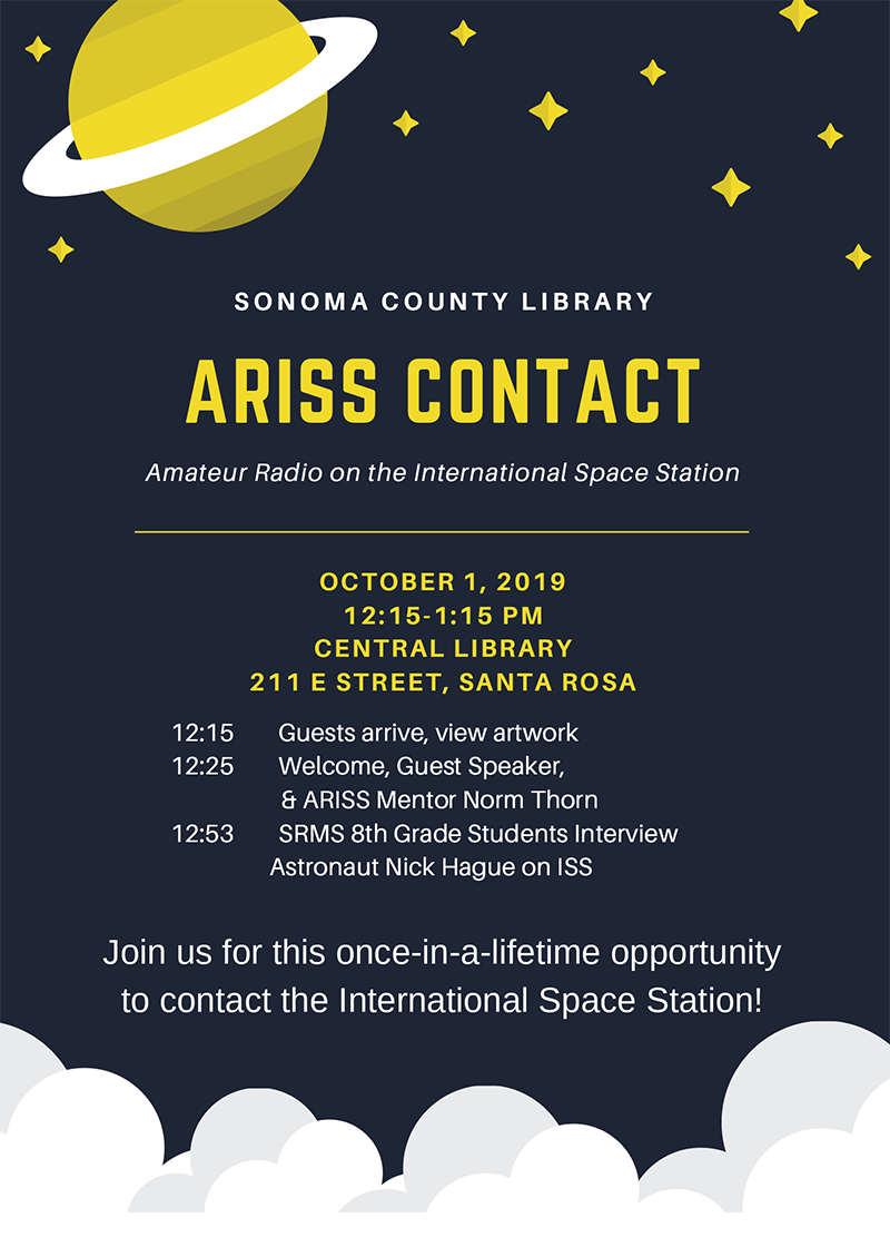 Invitation to ARISS photo