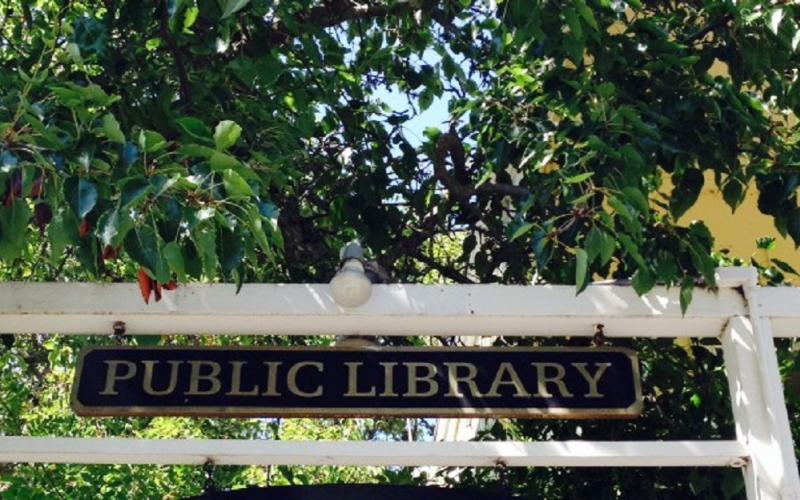 Sign for Occidental Community Library