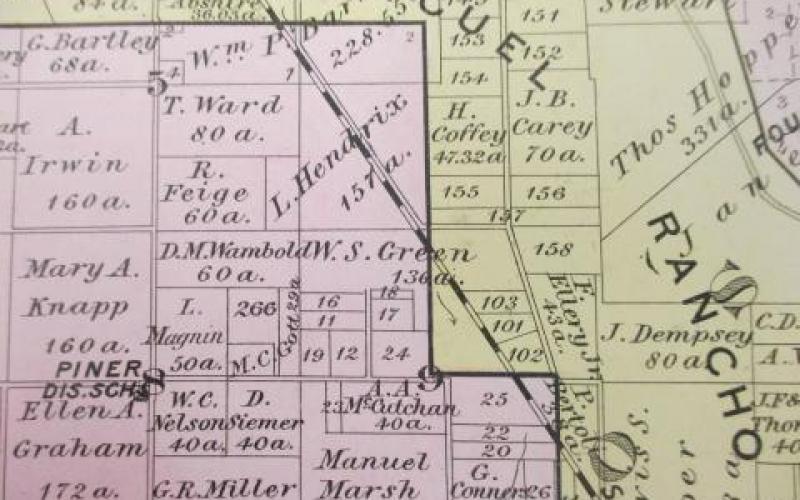 1897 Illustrated Atlas of Sonoma County California published by Reynolds &Proctor map