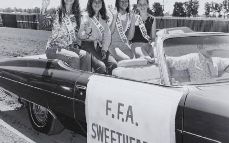 FFA Sweethearts at the Sonoma County Fair photo