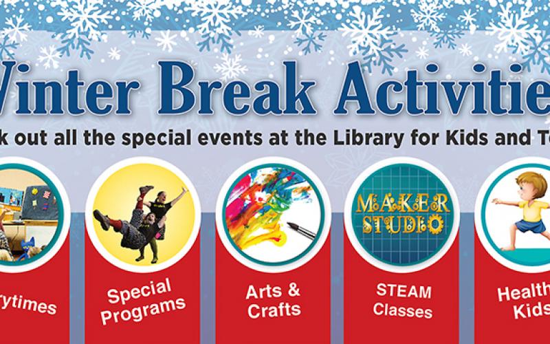 list of winter break events at the library