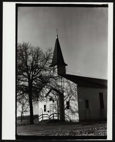 Unidentified chapel -- possibly on the Coast Guard Training Center, Petaluma (SCL Photo 18273)