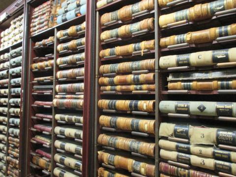 Historic Sonoma County Court Ledgers photo