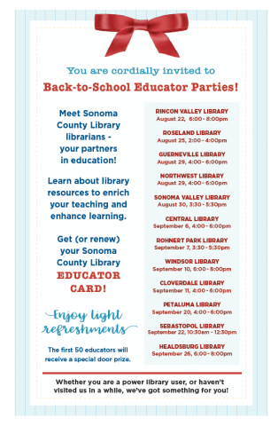 invitation to back to school events