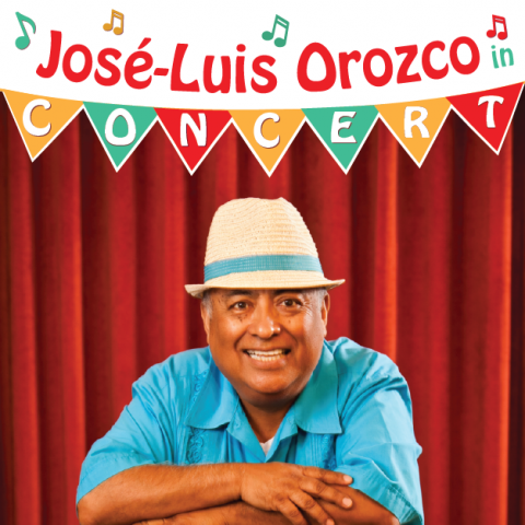 image of Jose-Luis Orozco advertising upcoming children's concerts