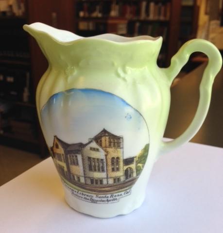 Carnegie Library Santa Rosa, Calif before the disaster of April 1908 donated by Kay Voliva