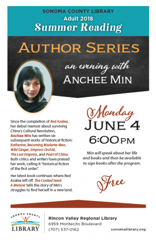 Author Anchee Min visits Rincon Valley Library