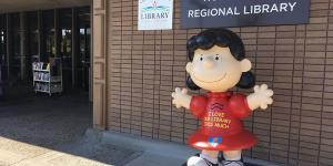 Lucy at the Northwest Regional Library photo